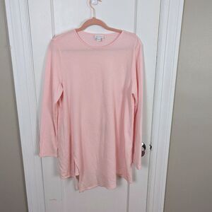 J. Jill | PureJill Luxe Tencel Asymmetrical Tunic Top Size M